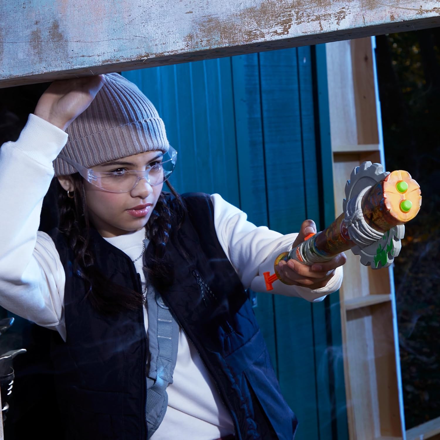Nerf Strikeout Blaster, Lanzador Bate para Zombies
