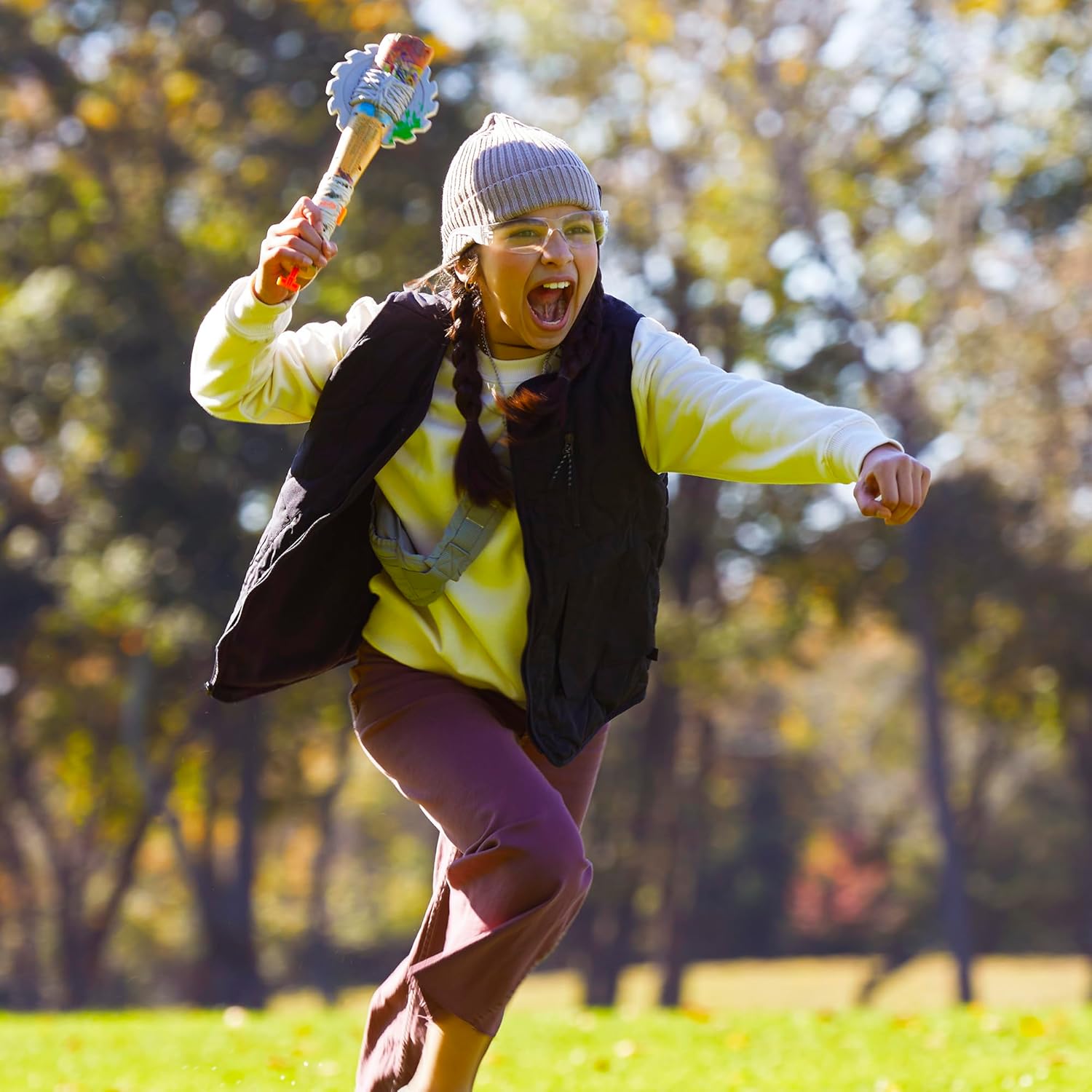 Nerf Strikeout Blaster, Lanzador Bate para Zombies