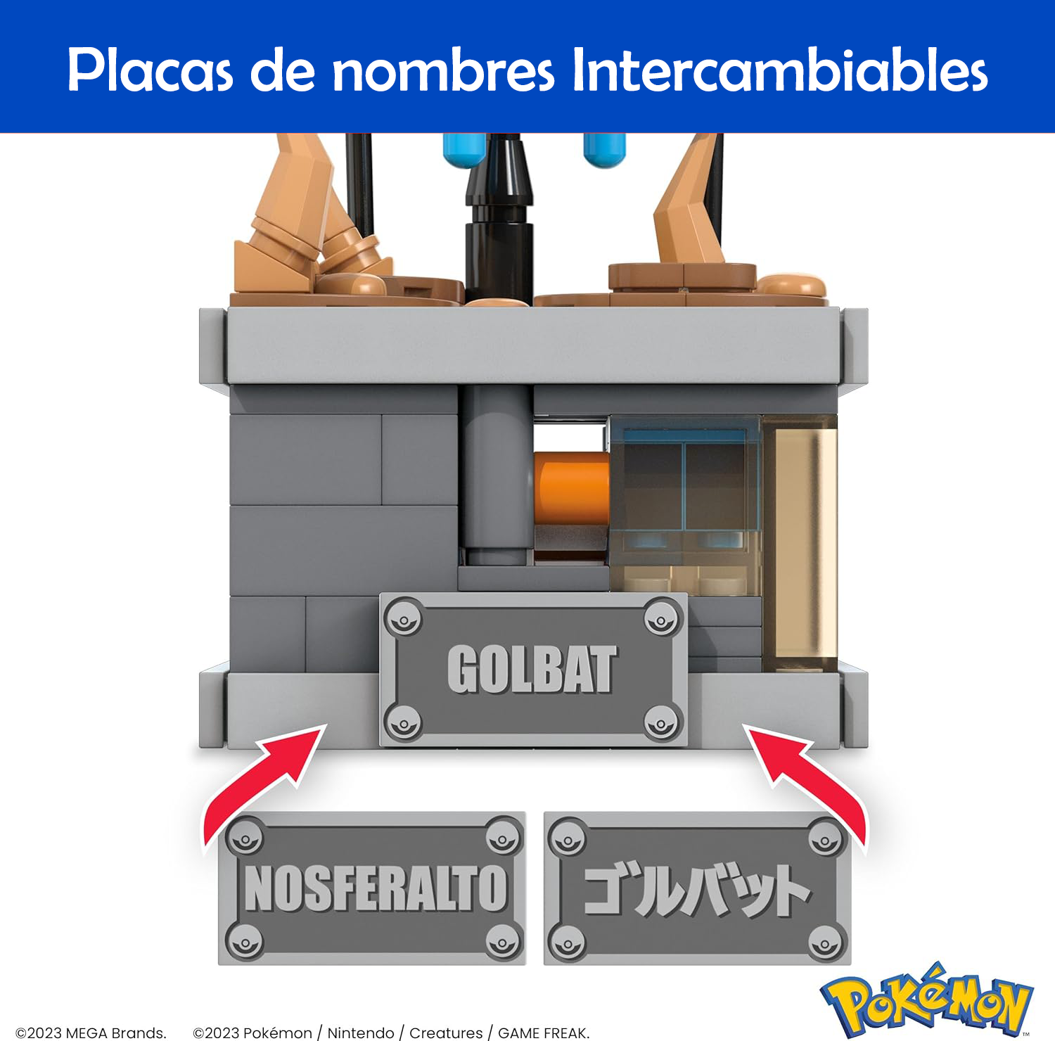 Pokemon GOLBAT Mega 313 piezas con movimiento