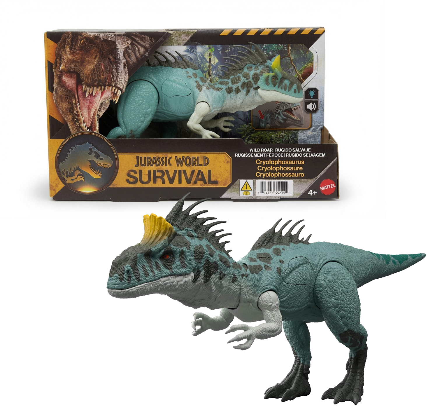 JW Survival - Crylophosaurus c/ Sonido, Luz y Ataque