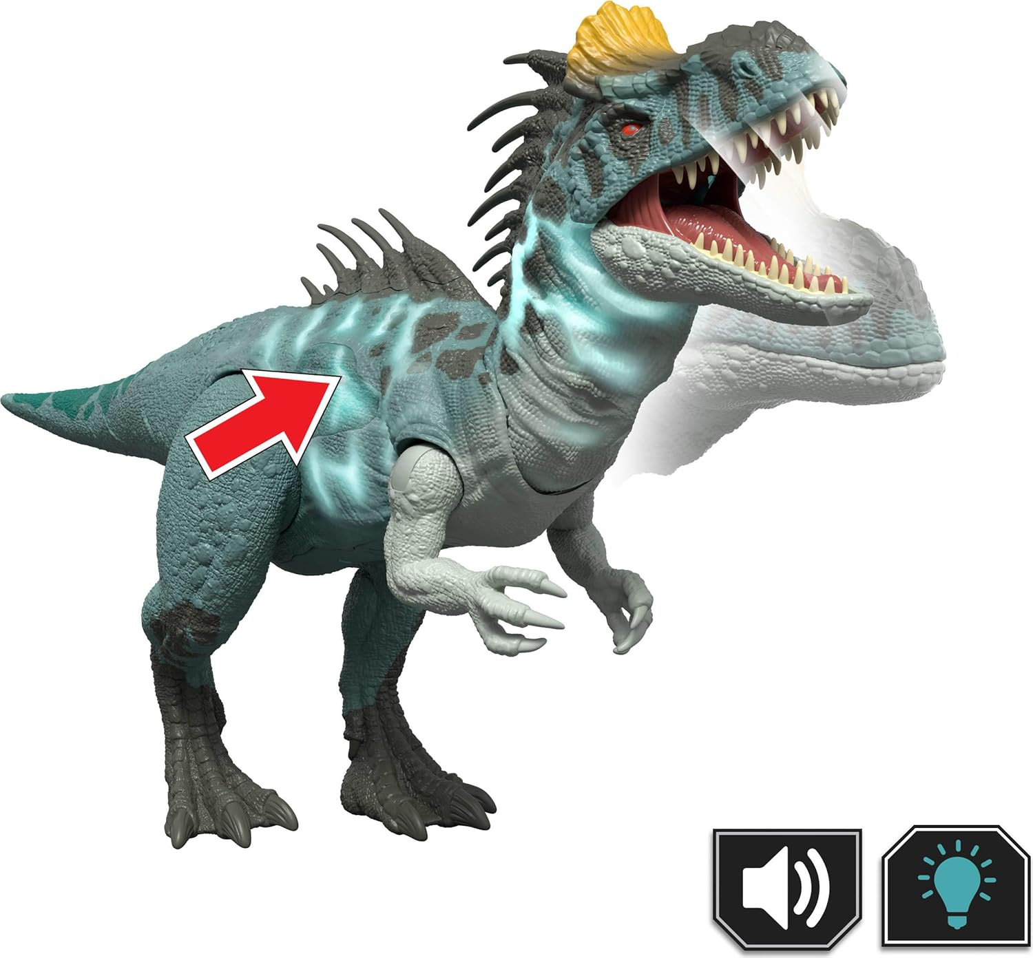 JW Survival - Crylophosaurus c/ Sonido, Luz y Ataque - Imagen 3