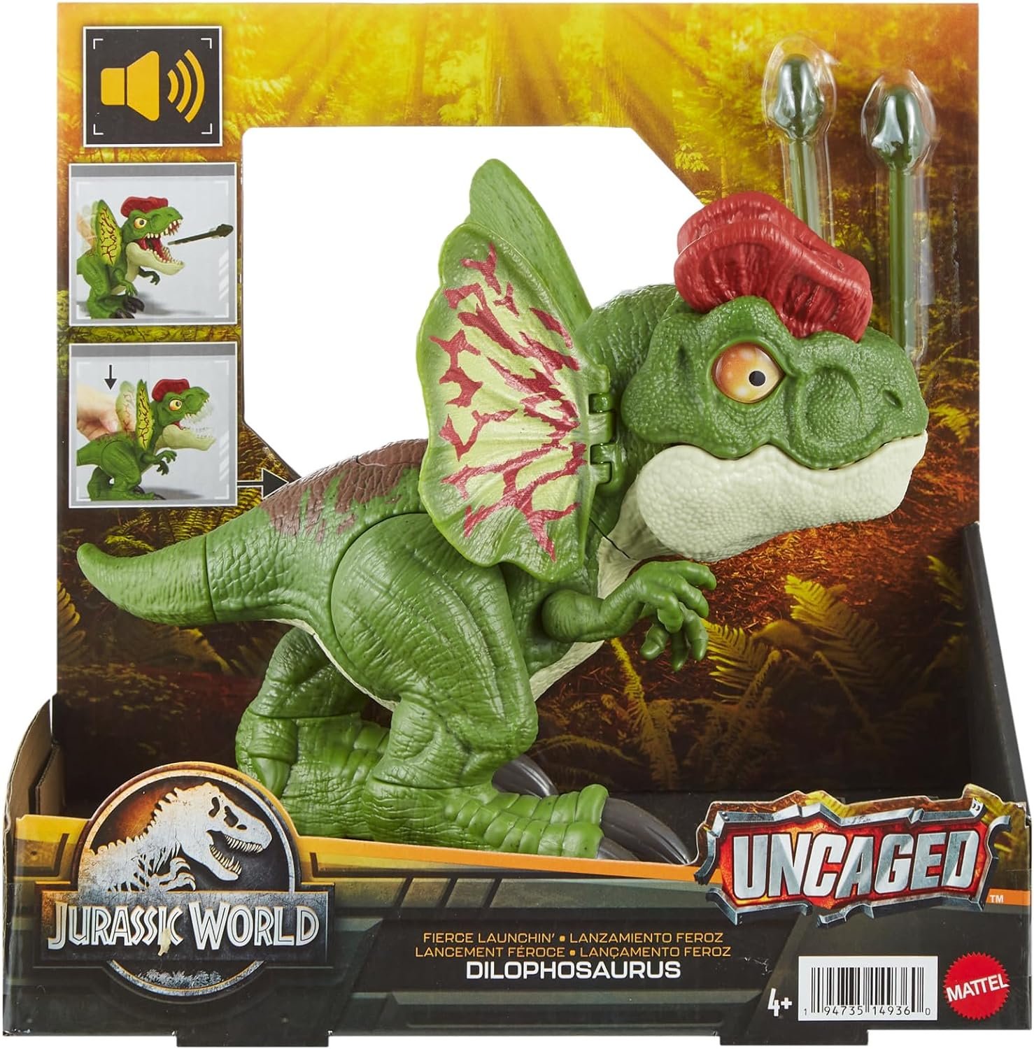 JW - Dilofosaurio Lanza Dardos